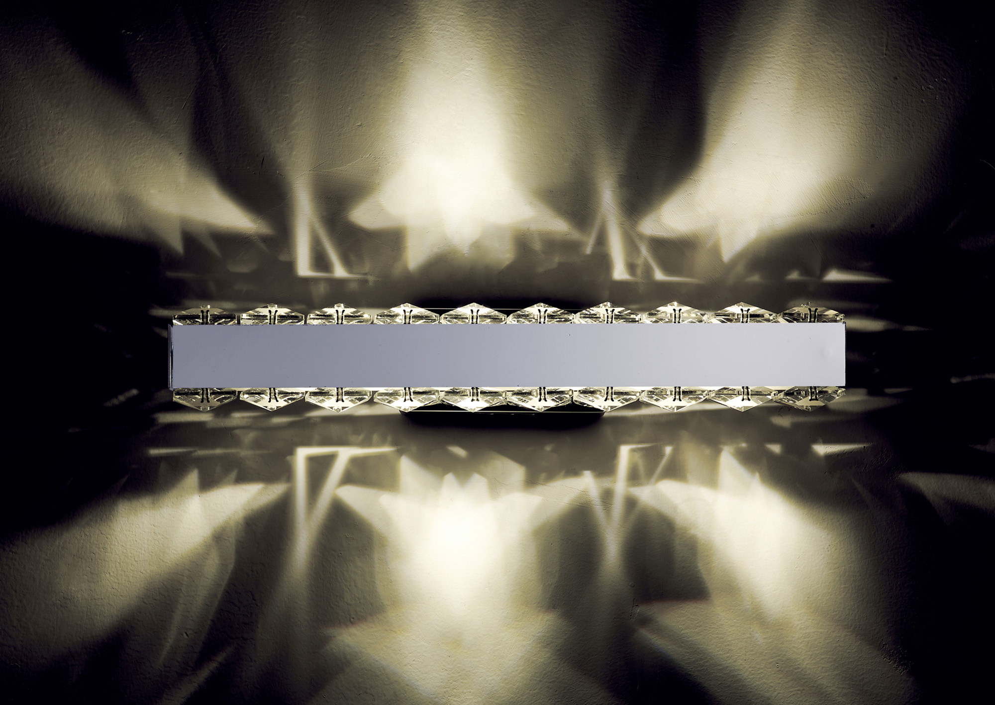 Galaxy Crystal Wall Lights Diyas Flush Crystal Wall Lights